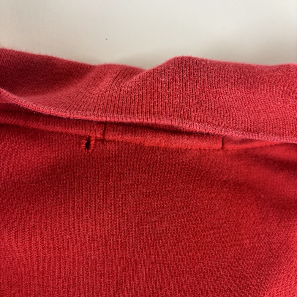 Polo Ralph Lauren Classic Fit Cotton Solid Red Polo Shirt Men's Size 2XB - Picture 4 of 9
